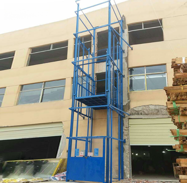 安义建材厂室外物料提升